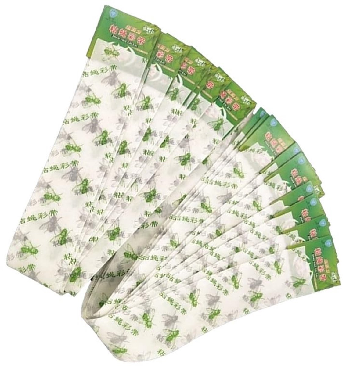 Dailygoods - ARFUKA 10 stuks vliegenvangers, plakstrips, insectenvanger, vliegenverdelger, hangende vliegentape voor binnen en buiten