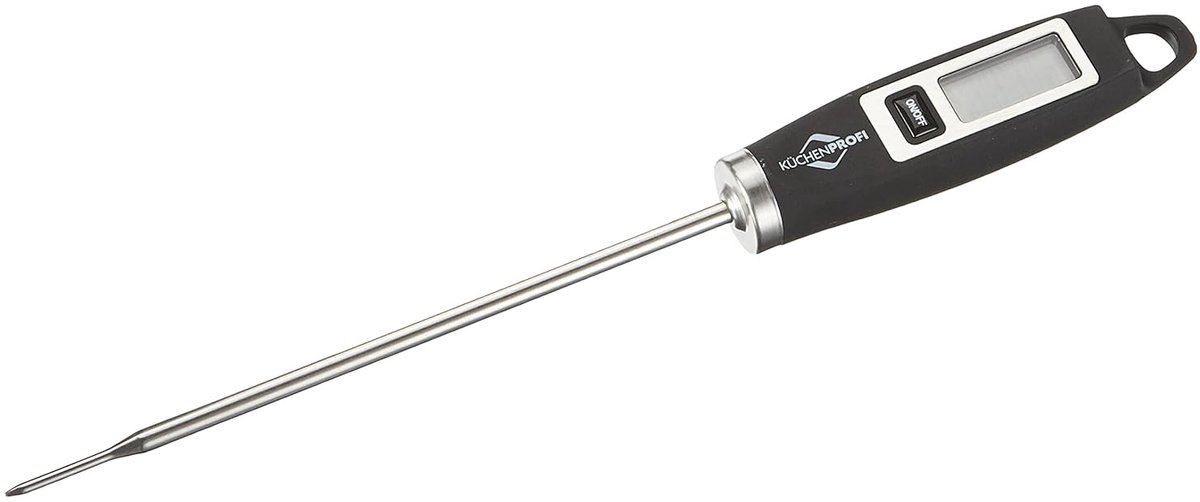 Thijox - BBQ Digitale Thermometer Quick, Vleesthermometer, Keukenthermometer 20 cm, LCD Scherm, Voor Vlees, Soepen, Sauzen, Glazuur, Babyvoeding, Keuk
