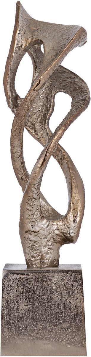 PTMD Qasra Antique Champagne Casted Alu Statue S