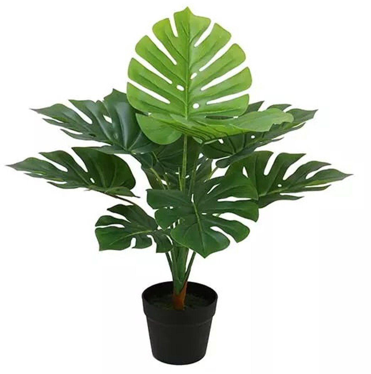 Buitengewoon Boet Monstera 70 cm kunstplant Buitengewoon de Boet groen