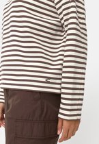 camel active Sweatshirt van een katoenmix - Maat - Bruinwomenswear-L