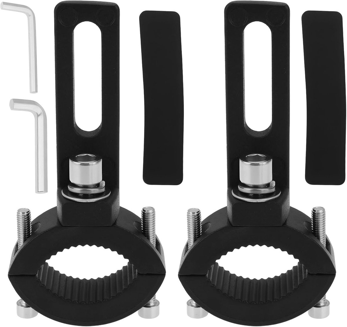 2 Stuks Motorrijders Koplamp Bevestigingsbeugel Klem 22mm-35mm voor Motorrijders Spotlights en Verlichting