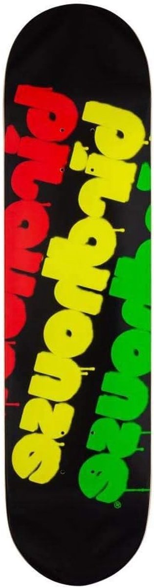 Skateboard Deck Plank Street Tricks Triple Stack Graphic 8 inch Breed Rasta
