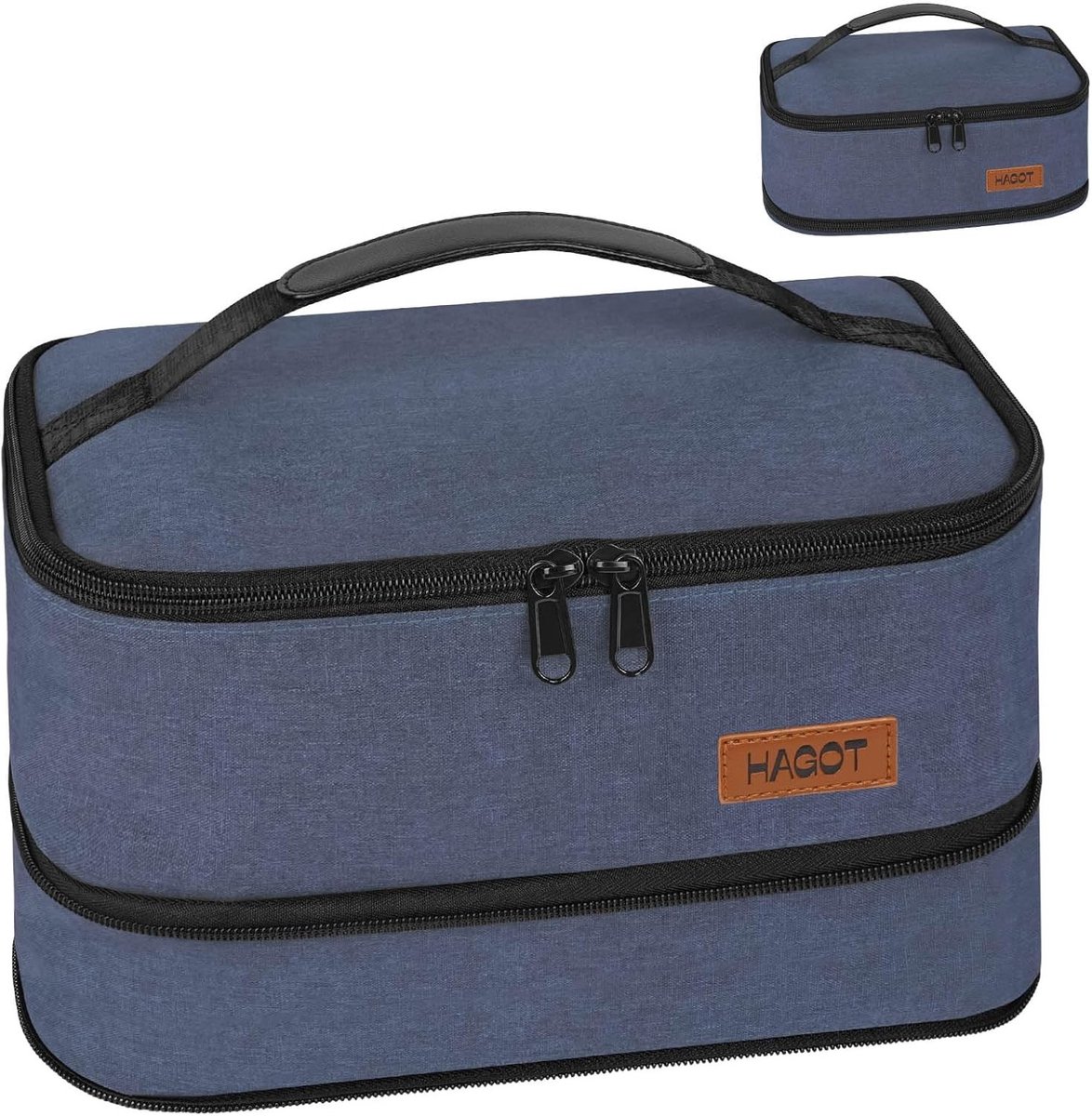 Vouwbare Koeltas voor Lunch en Picknick, Uitbreidbaar en Handig in Blauw, Ideaal voor Buitenactiviteiten