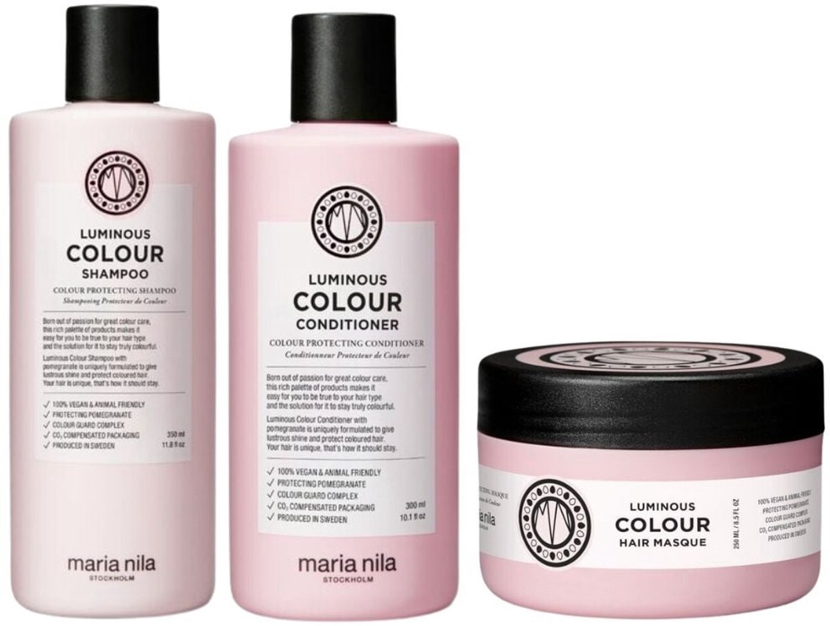 Maria Nila - Luminous Colour Luxe Set - 350+300+250ml