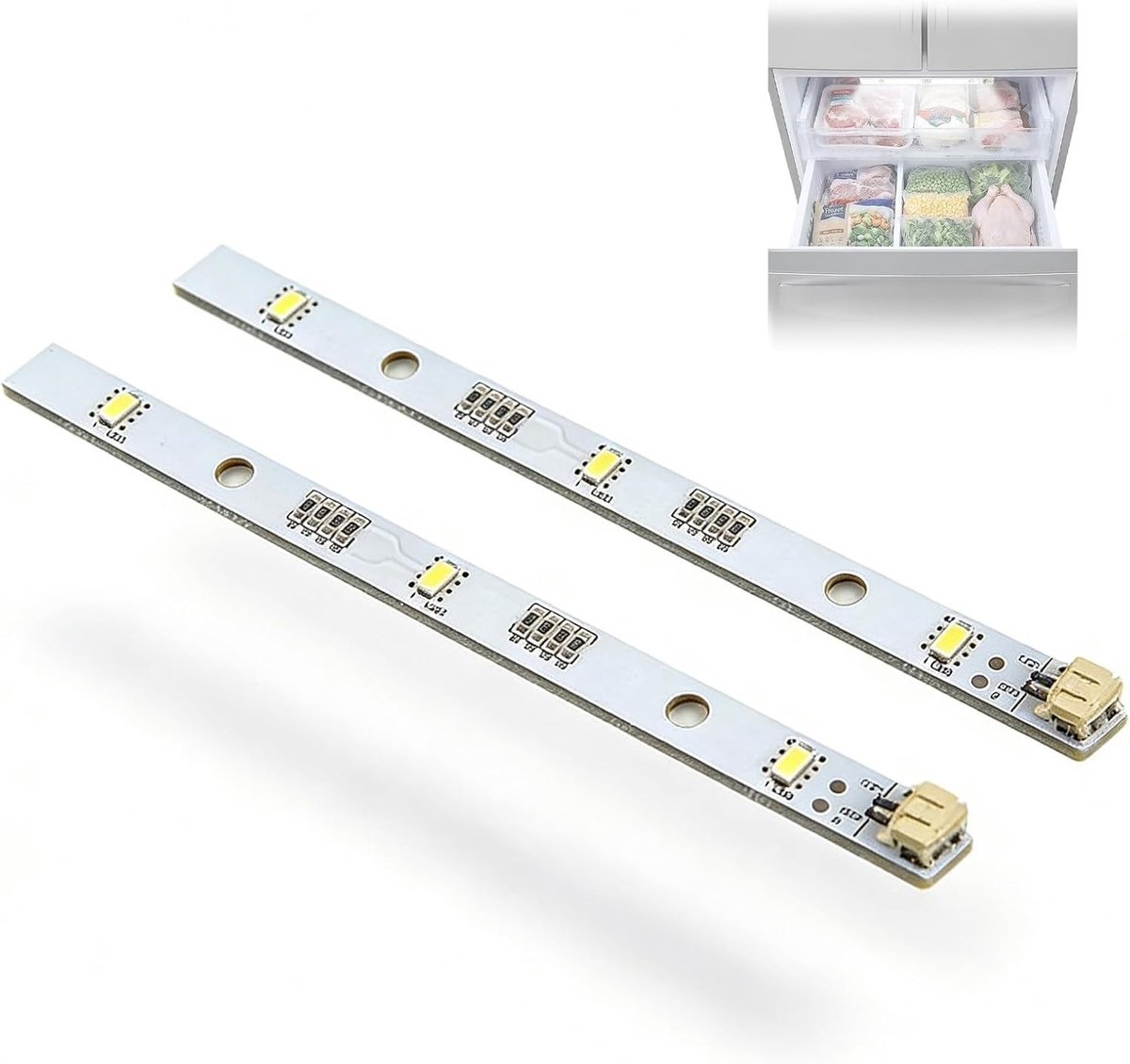 Vervangende LED Koelkastlamp voor Gorenje, Hisense en Rongsheng - Energiezuinig Koelkastlicht met DC12V 2W voor Optimale Verlichting en Lange Levensduur