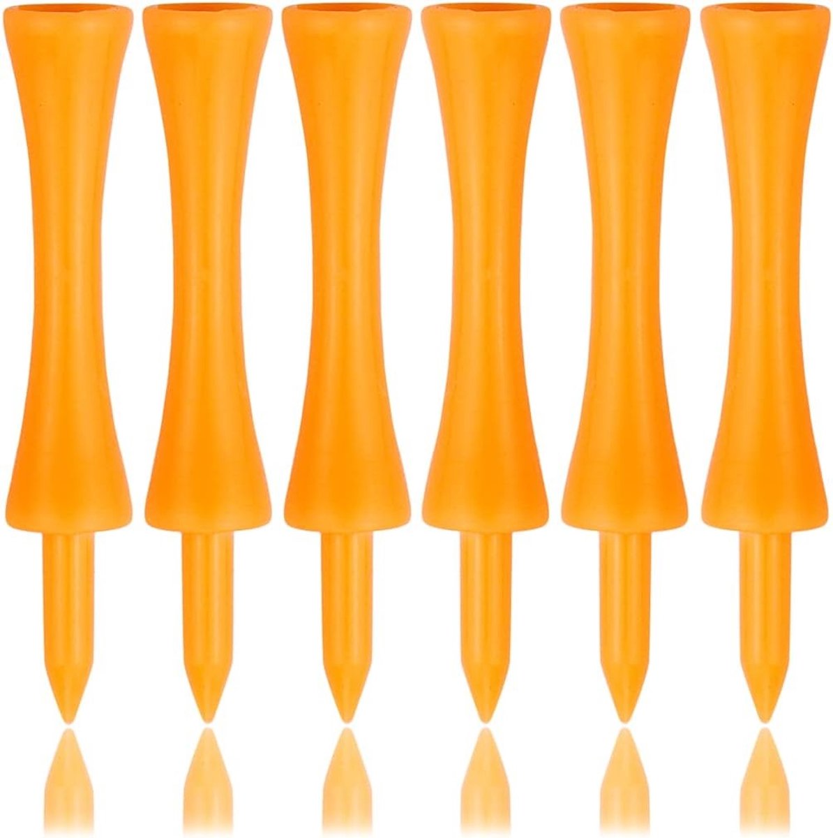 Golf Tees van Plastic 70MM - 100 Stuks - Duurzame Golfaccessoires voor Precisie en Prestaties