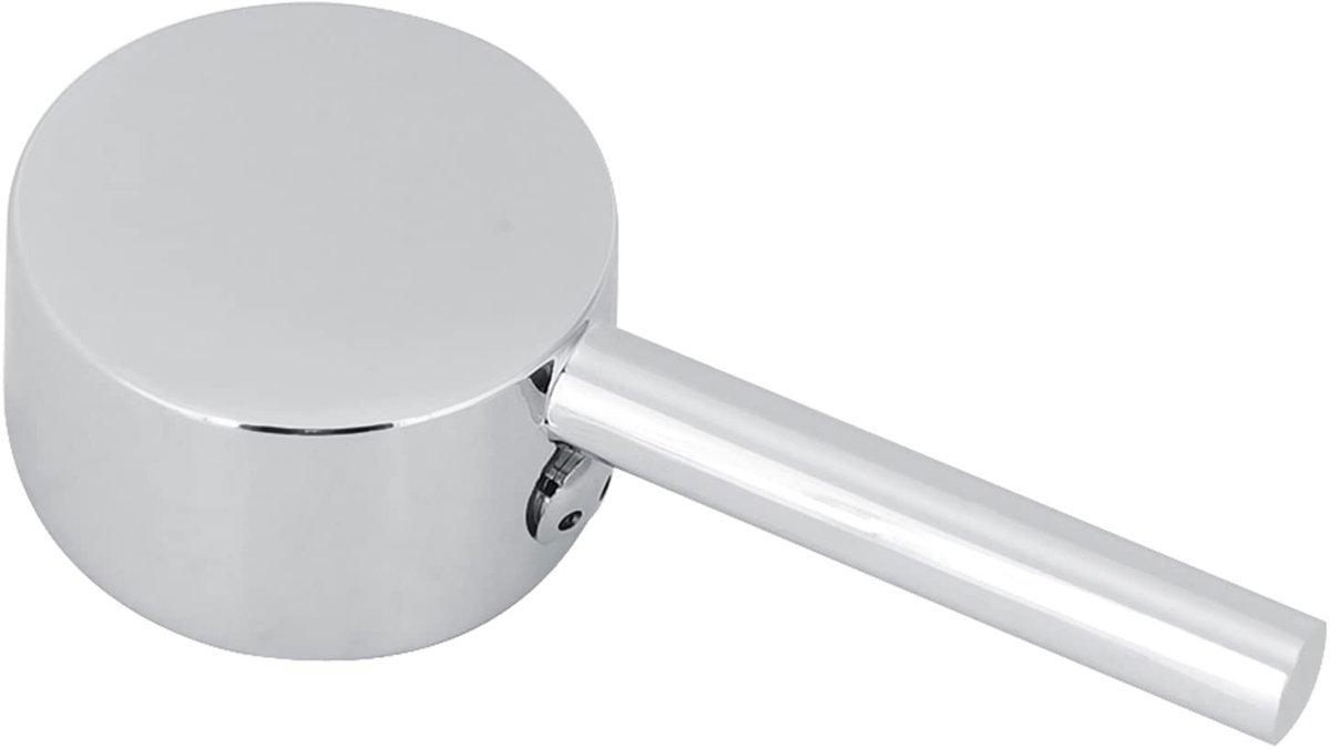 Dailygoods- Kraan Handvat Verchroomd - Zinklegering - Ergonomisch Ontwerp - Geschikt voor Badkamer - Eenvoudig te Installeren - Duurzaam en Temperatuurbestendig - Kraanhendel