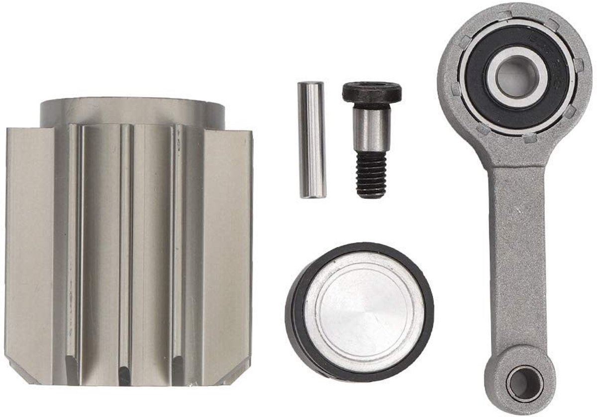 Dailygoods- Cilinderreparatieset Roestvrij Staal - Luchtvering Compressor - Geschikt voor LR3/Discovery MK 3/4 - Inclusief Zuigring/Glijring - Eenvoudige Installatie - Hoogwaardige Kwaliteit - Compressorreparatieset