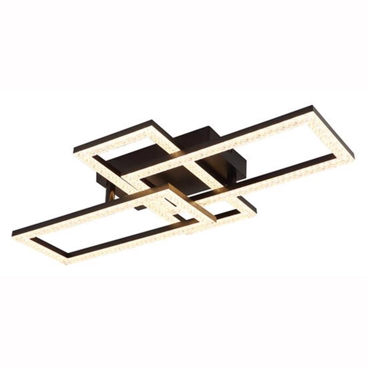 Plafondlamp LED kristallen Woonkamerlamp Verplaatsbaar L 61 cm