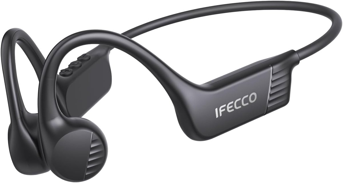 Thijox - Beengeleiding Hoofdtelefoon Bluetooth 6.0 - IPX6 Waterdichte Sport Oordopjes met Microfoon voor Fietsen, Hardlopen en Wandelen - Draadloze Op