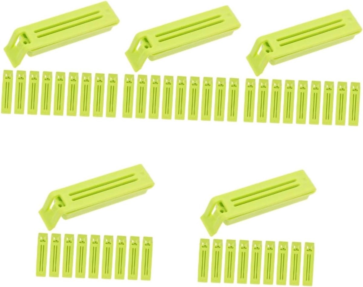 Grote Haarrollers - Volume Clips - Haar Styling - Hol Ontwerp - 50 Stuks - Groen