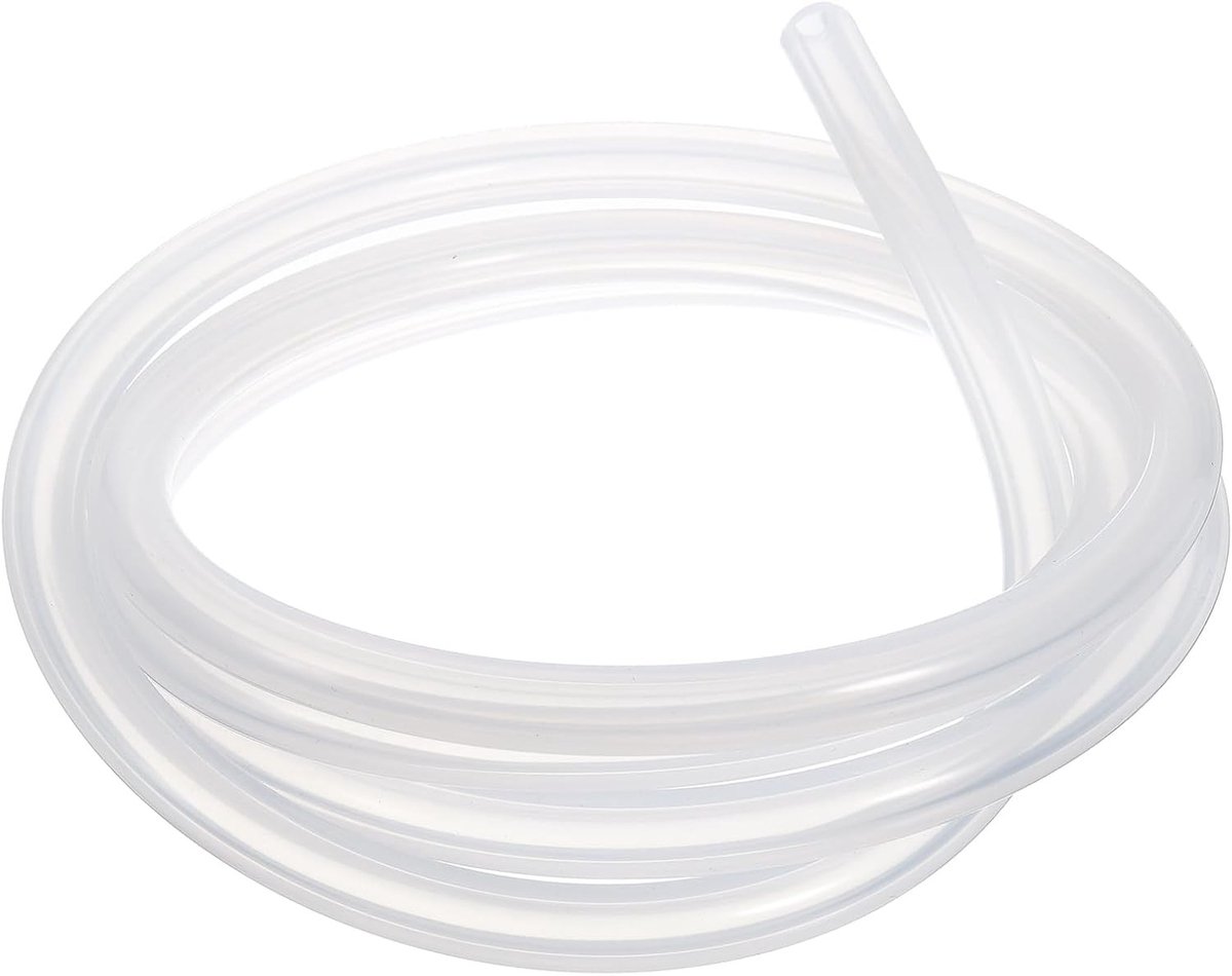 Flexibele Siliconen Slang 6mm ID x 14mm OD - 2 Meter Lange Slang voor Thuisbrouwen, Aquaponics en Irrigatie