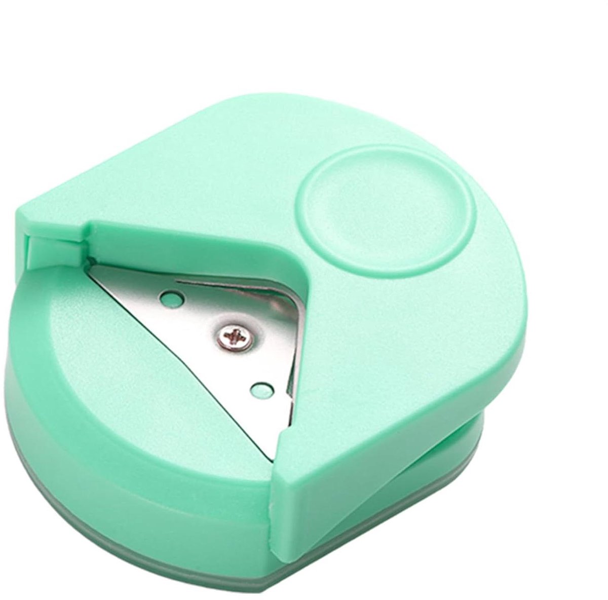 Hoekronde Pons - Randsnijder Afronder - Papier Knutselen - Draagbaar Gereedschap - R4mm - Groen