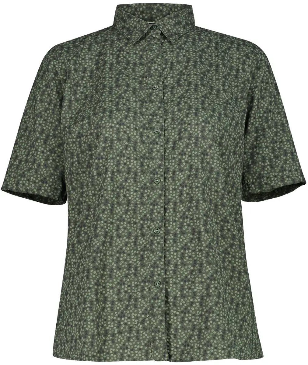 Stretch T-Shirt Met Volledige Print En 3/4 Mouwen Dames CMP Groen