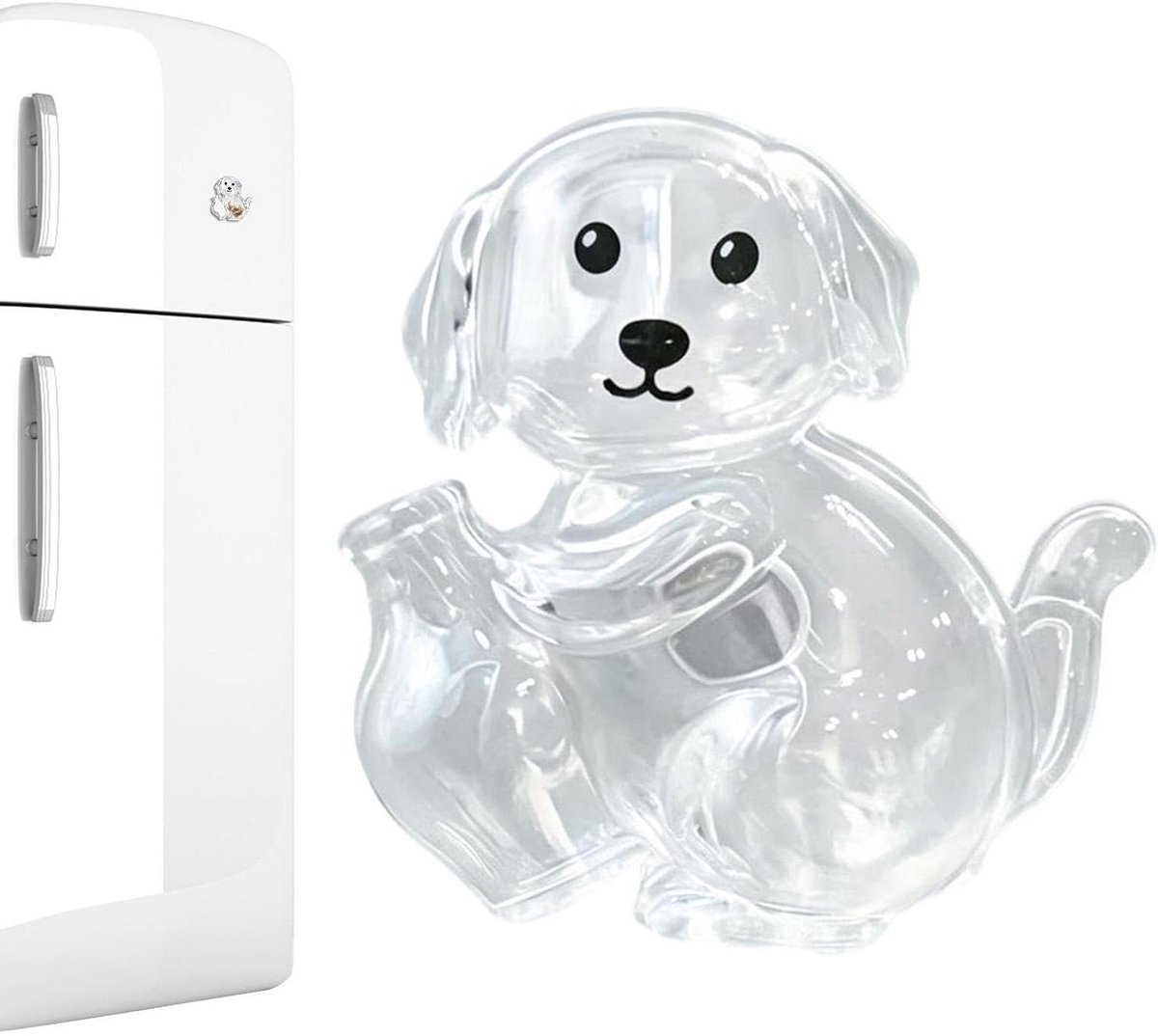 Haar Gedenkdoos - Herinneringsdoos Honden - Herinneringen Bewaren - Transparant Design - 5 cm - Transparant