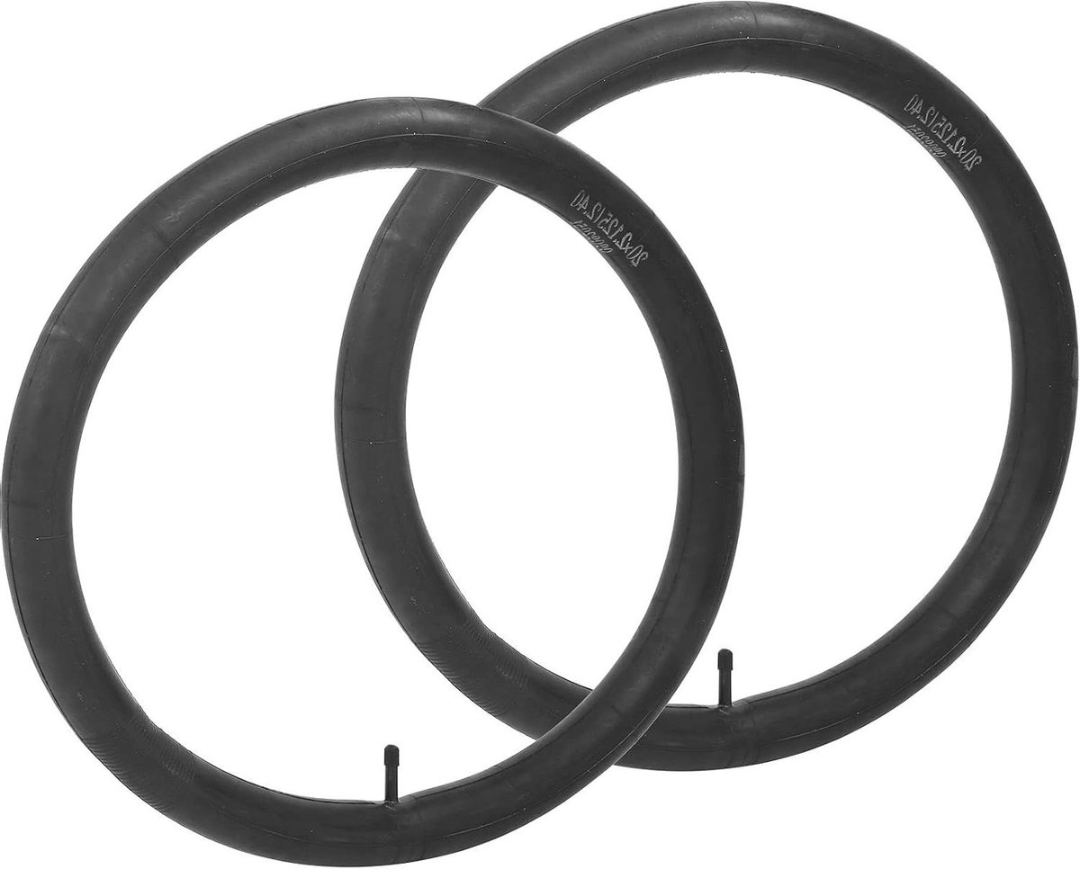 Fietsbinnenbanden - Banden voor vouwfiets - Veilig Fietsen - Standaard Rubber Materiaal - 20 x 2.125/2.4 - Zwart