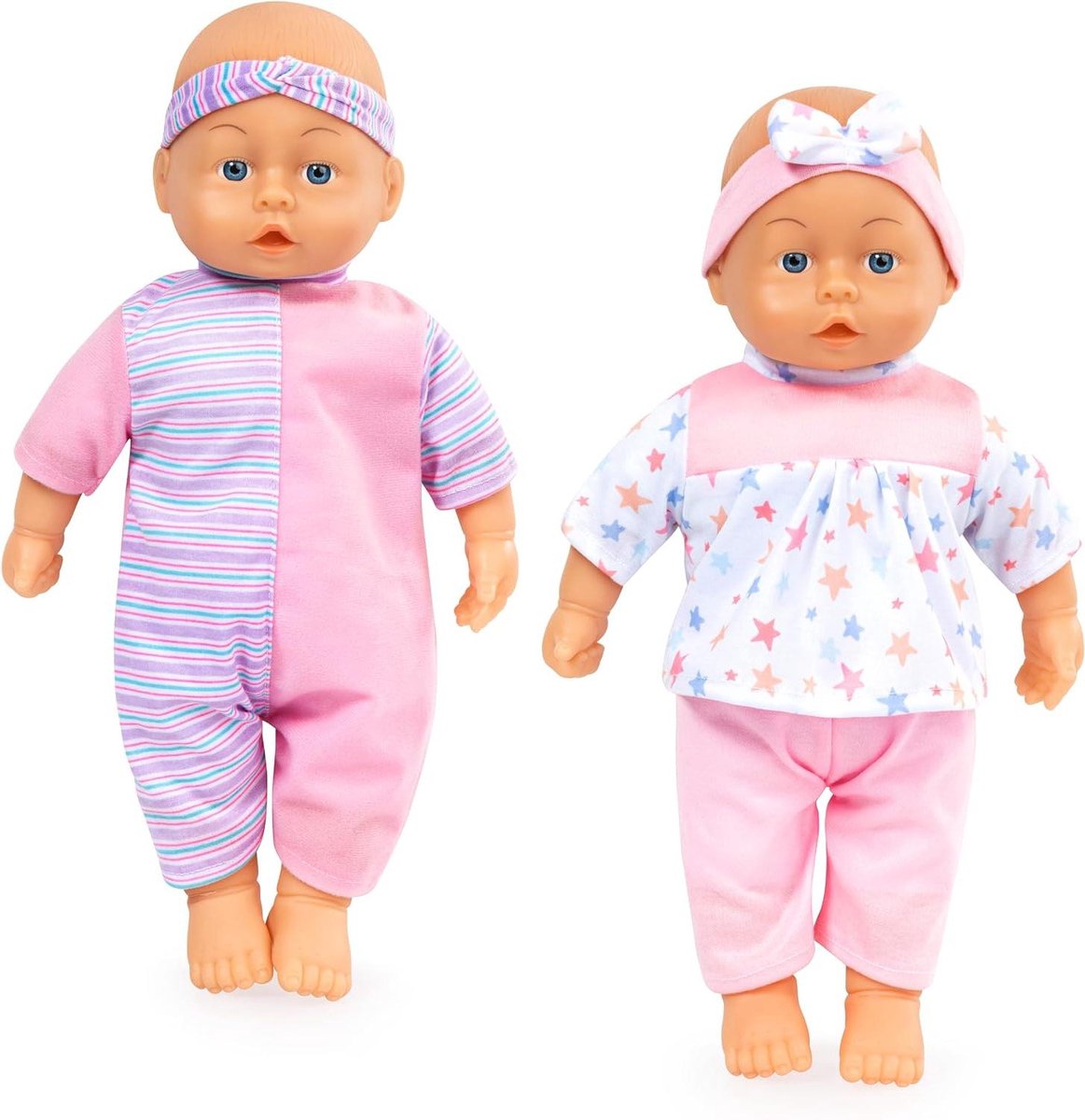 Babypop - Baby pop - Baby verzorgen - 24 realistische geluiden - 40 cm - Violeta