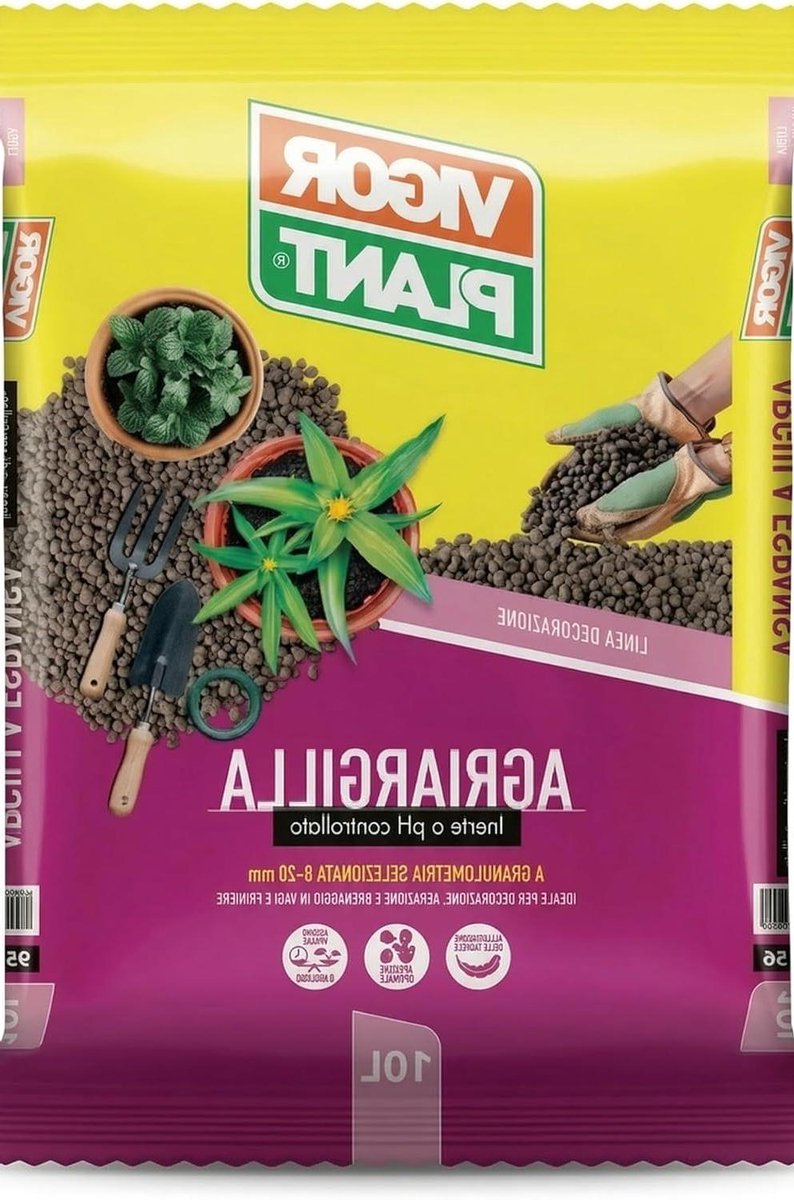 Geëxpandeerde klei - Klei korrels Argex - Planten drainage - pH gecontroleerd - 10 liter - Bruin