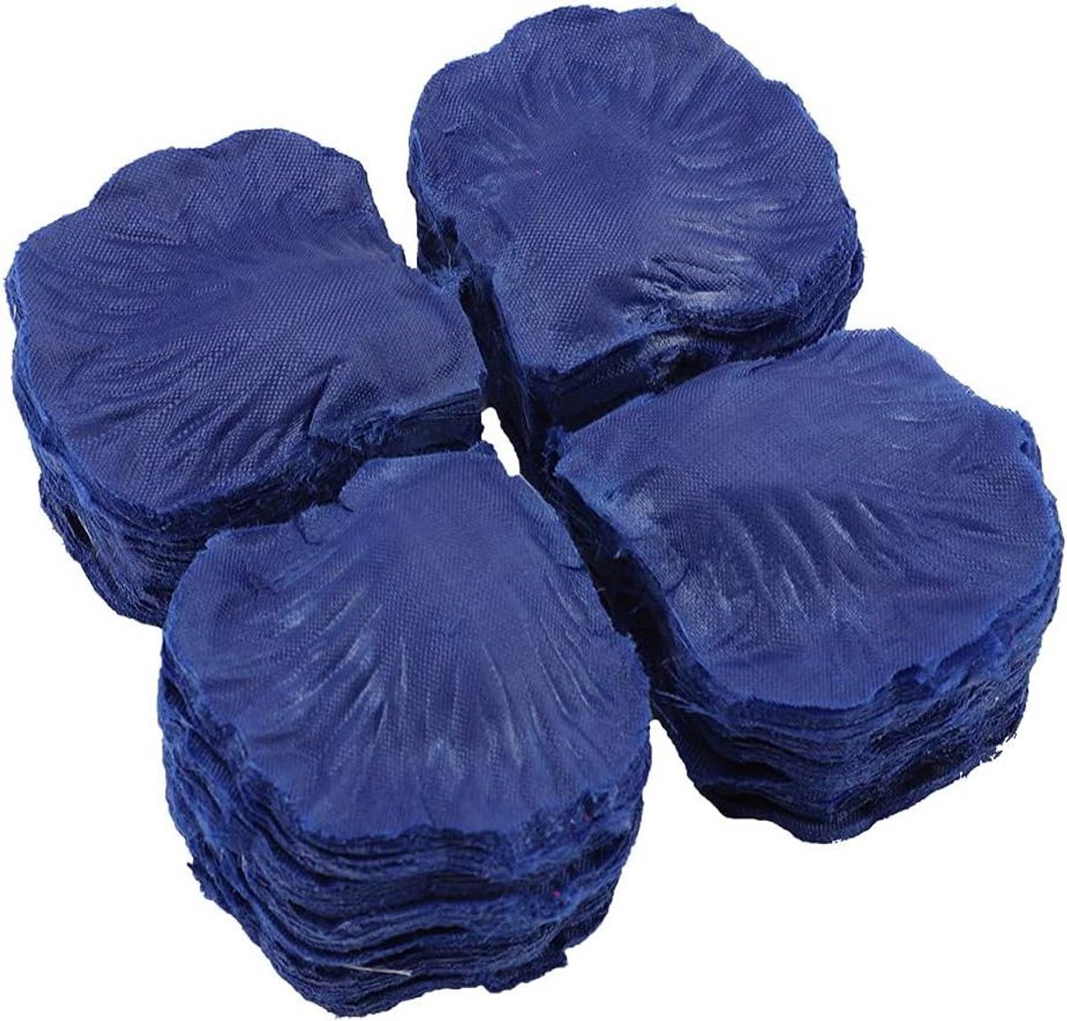 Zijden Bloemblaadjes - Rozenblaadjes Decoratie - Romantische Decoratie - Ultrarealistisch Ontwerp - 1000 Stuks - Donkerblauw