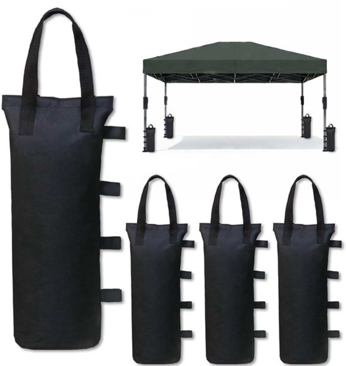 Canopy Paviljoen met Gewichten - Zandzakken - Robuust - Duurzaam - Outdoor - Voor Camping/Tuin - Gewichtstas