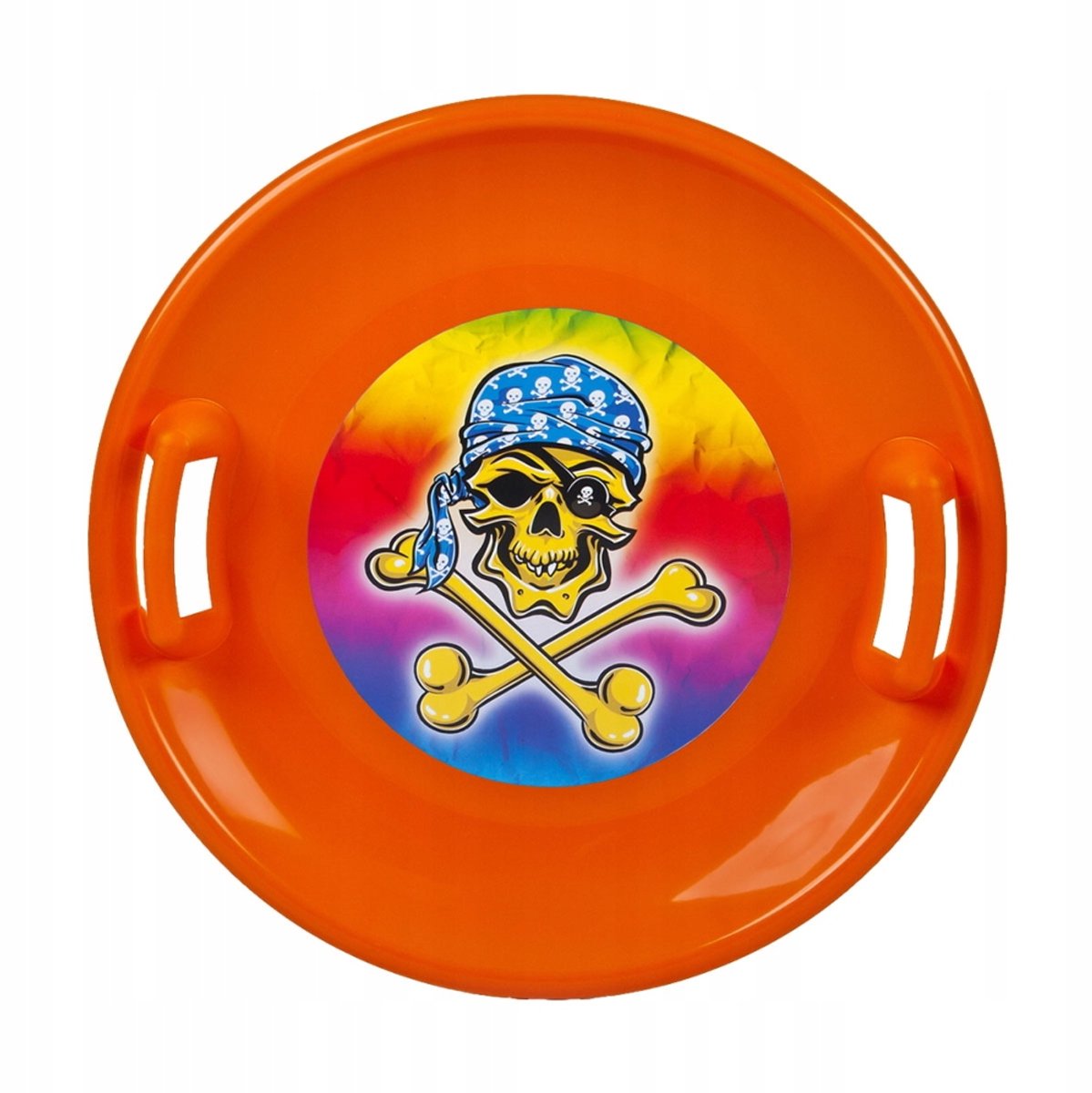 Sneeuwslee Pirat Oranje - Duurzaam Plastic, 60cm Diameter
