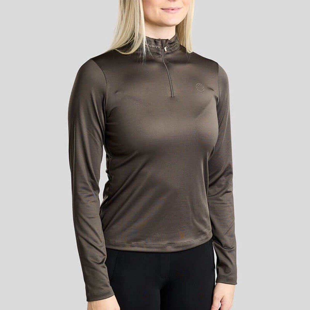 Longsleeve Montar MoVeronica Crystal Forest Green - M