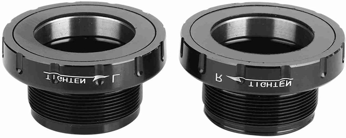 Fiets Trapas - Onderdeel Fiets - Racefiets Onderhoud - Lichtgewicht Ontwerp - 30 mm Binnendiameter - Zwart