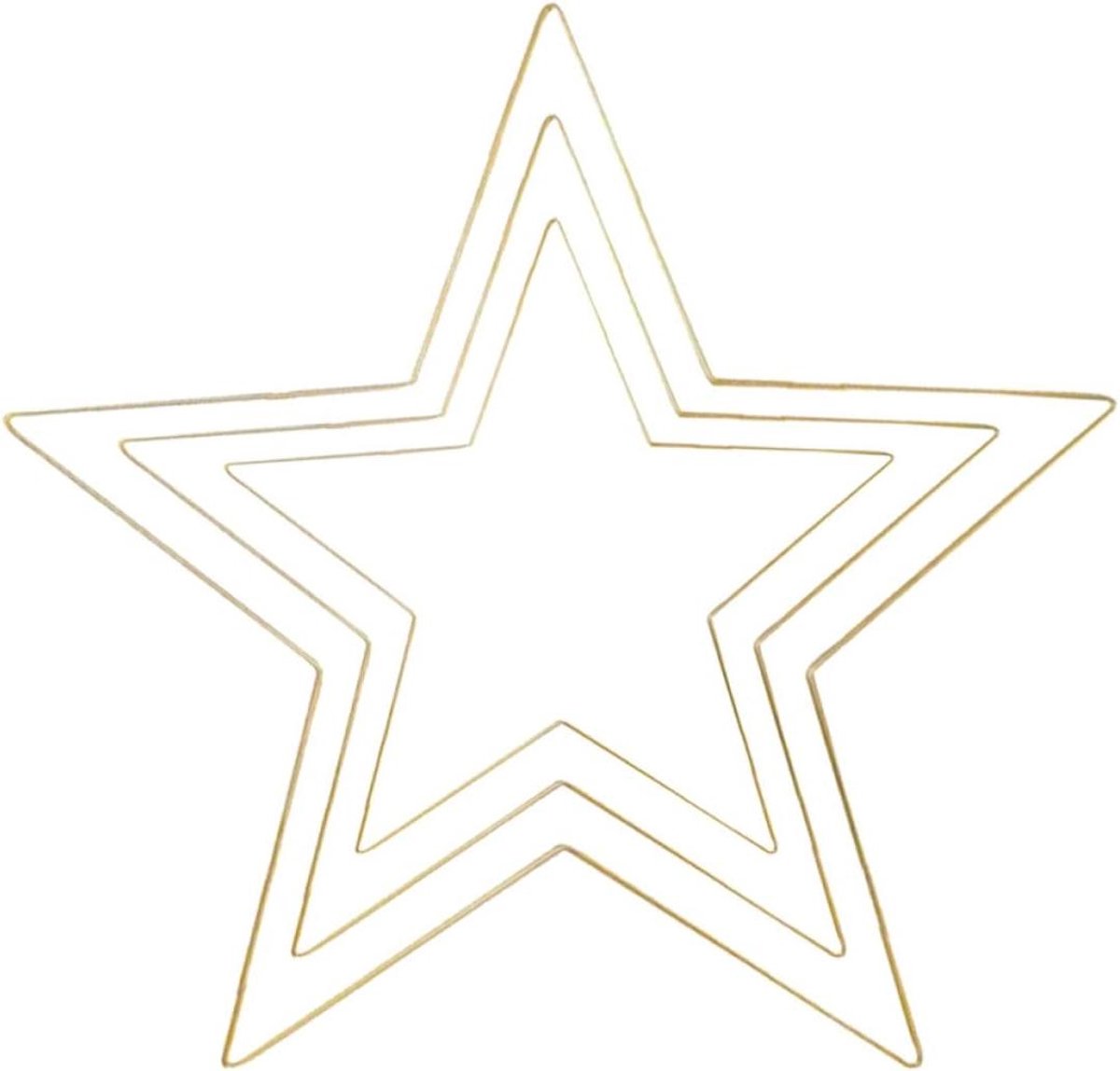 Dromenvanger Hoepels - Metaalringen Wanddecoratie - Ambachten Maken - Slijtvast Metaal - 40 cm - Goud