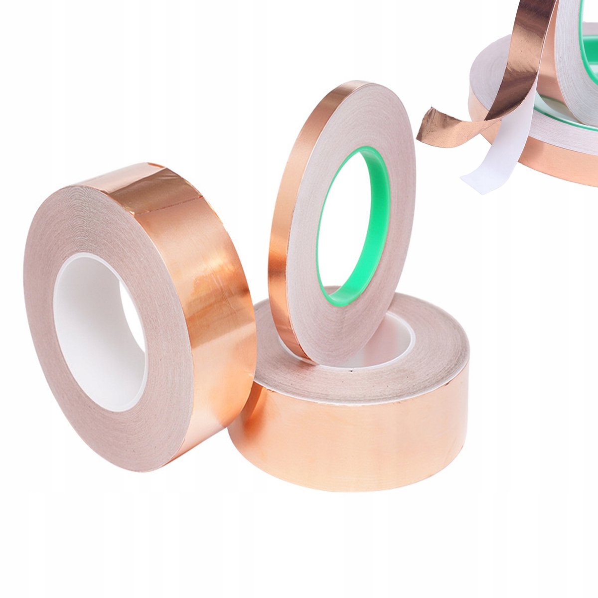 Rosfix Koperband Zelfklevend - Elektrisch Geleidend - 20 mm X 50 m, 0,05 mm