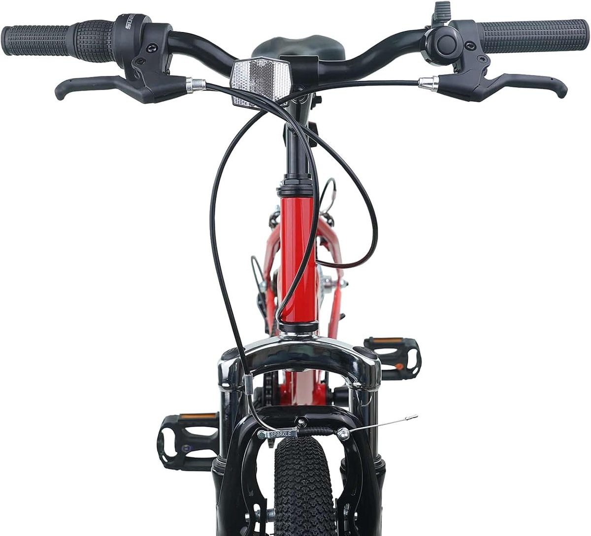 Kinderfiets - Jeugdfiets Meisjes - Vrije Tijd - 6 Versnellingen - 24 inch - Rood