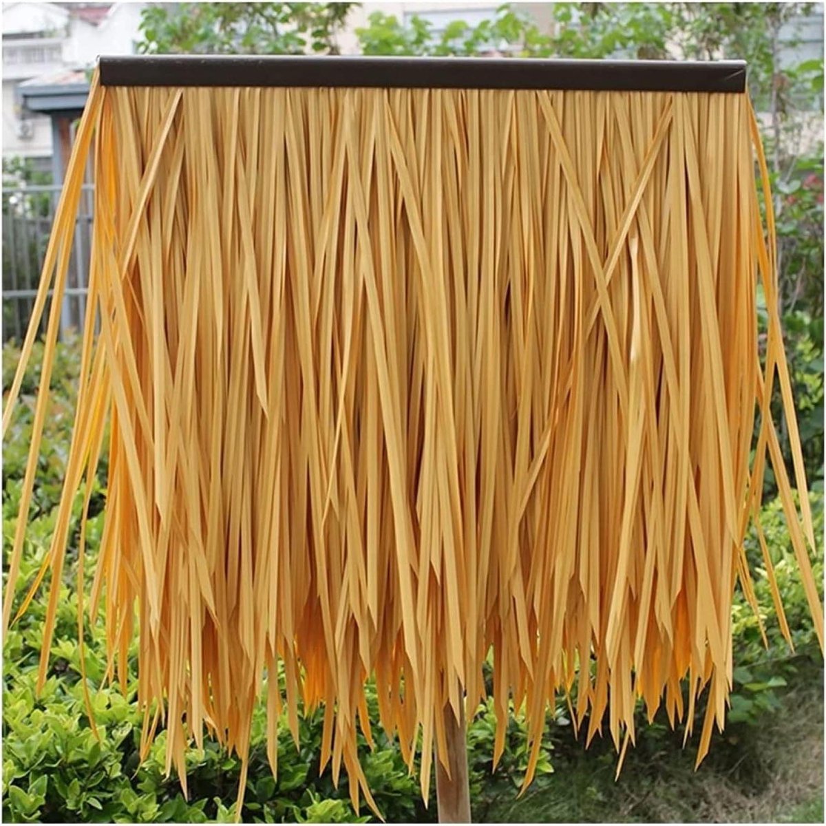 Stro Dak Bedekking - Rieten Tegels - Tuin Decoratie - Weerbestendig Polymeer - 0.5x1m - Natuurlijk