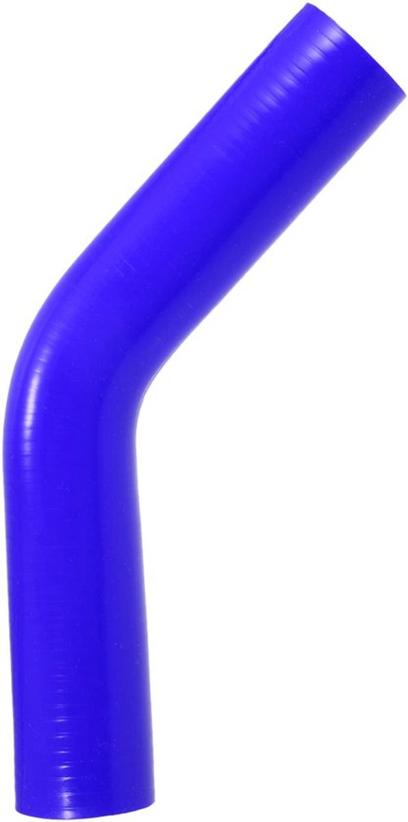 Silicone Slang 45 Graden Bocht - Universele Koppeling - Binnendiameter 40mm - Lengte 150mm - Blauw - Duurzaam Materiaal - Koelslang