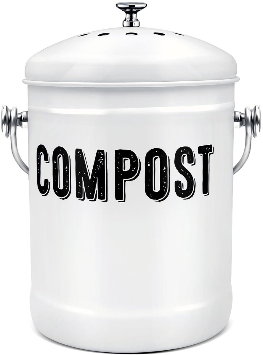 Omgoods - Compostemmer voor Keuken met Deksel
