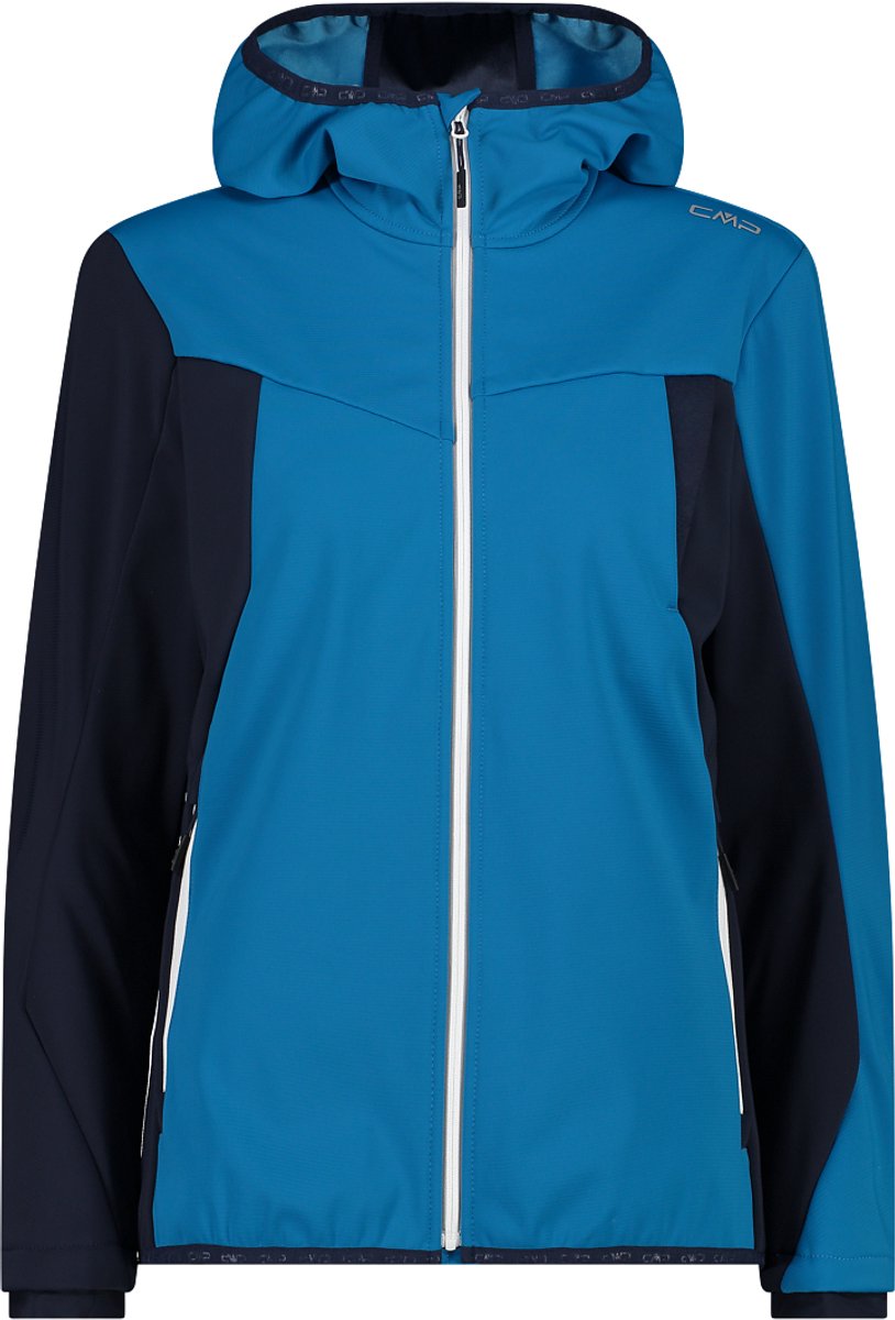 Softshell hoodie Unlimitech dames CMP Blauw