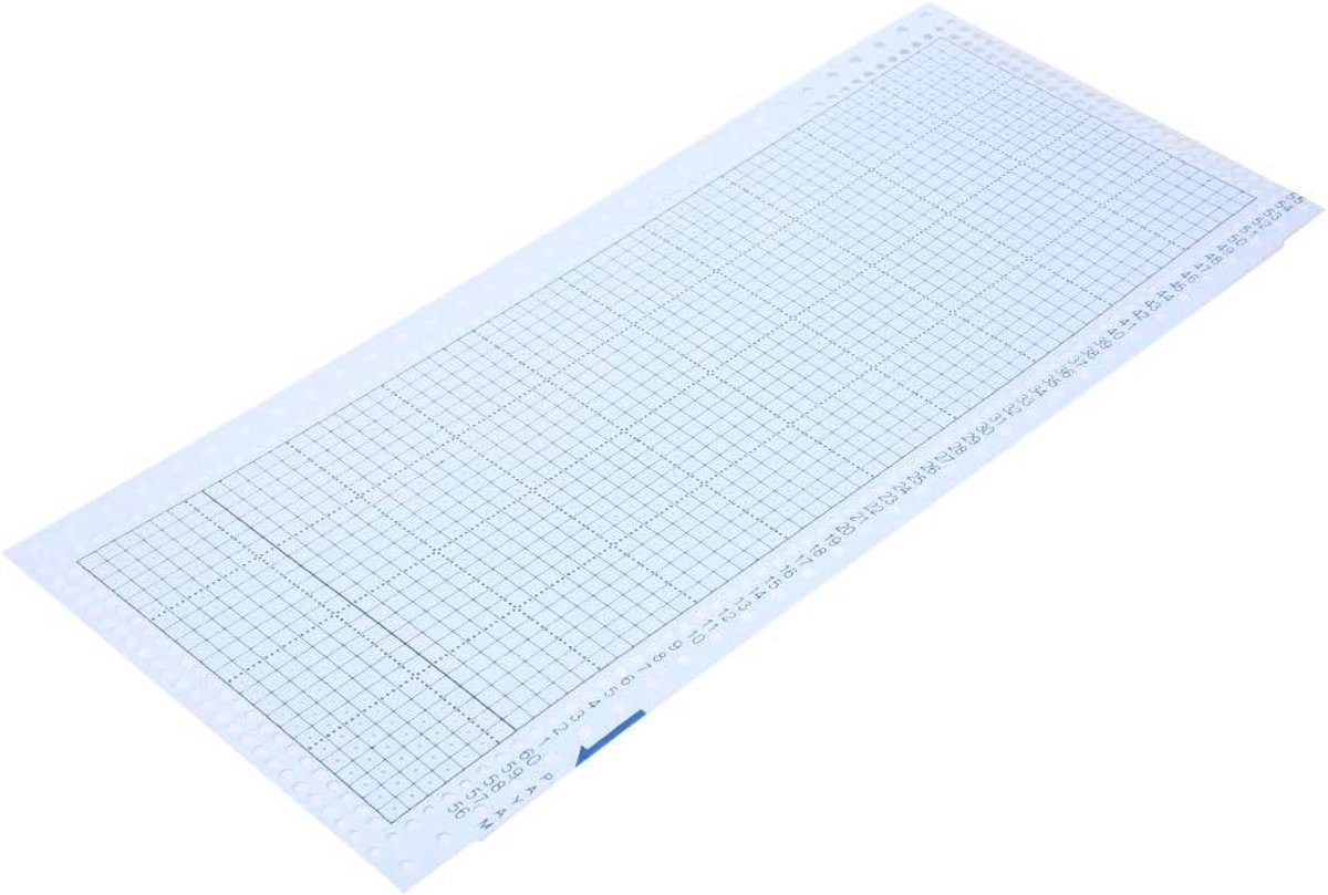 10 Stuks Breimachines Punch Cards met 24 Bloem Motieven voor Breimachines Accessoires en Creatief Breien