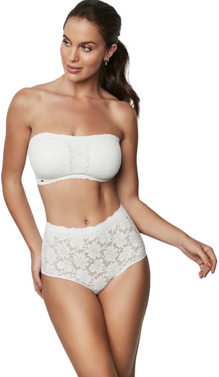 Selmark Voorgevormde bandeau beha voor dames Selmark One And Lace Mariage ivoor