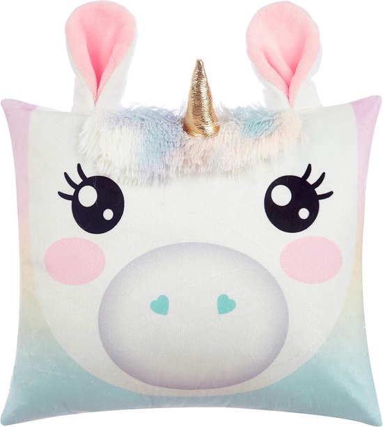 Unicorn Slaapzak - Kinder Slaapzak met Kussen - Logeerpartijtjes en Reizen - Inclusief Kussen - 132x69 cm - Paars van unicorn — afbeelding 2