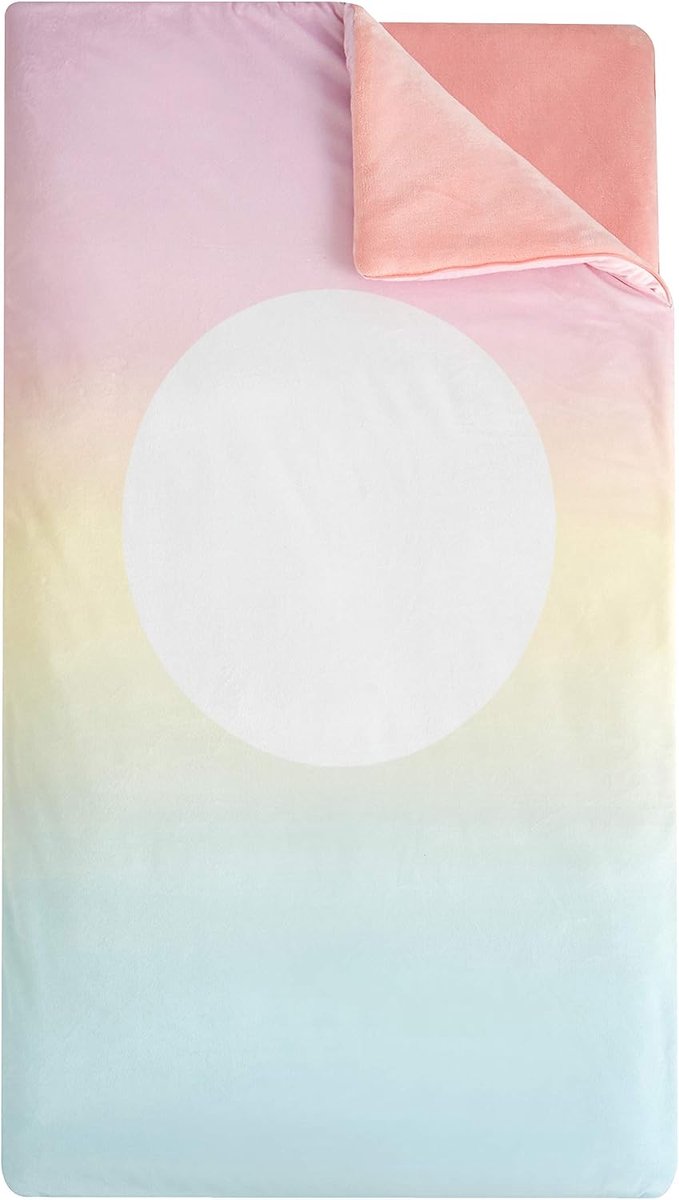 Unicorn Slaapzak - Kinder Slaapzak met Kussen - Logeerpartijtjes en Reizen - Inclusief Kussen - 132x69 cm - Paars van unicorn — afbeelding 3
