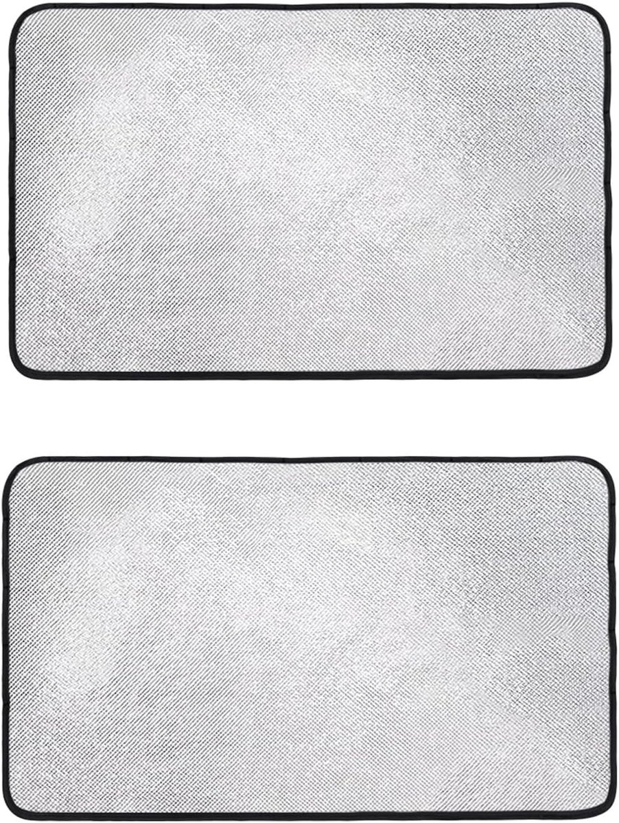 Zonnescherm auto kind - Zwart - 2 stuks - Magnetische achterzijruit zonwering met uv- en hittebescherming - Veiligheid en comfort in de auto