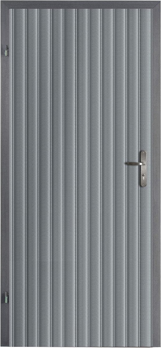 Deurbekleding Isolatie - Deur Reparatie - Meer Comfort - Geluidsdempend - 210 cm Hoog - Grijs