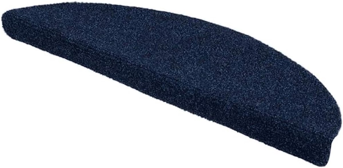 Trapmatten Zelfklevend - Traptapijt Antislip - Trap Veiligheid - Geluidsreducerend Ontwerp - 15 stuks 56 cm - Marineblauw