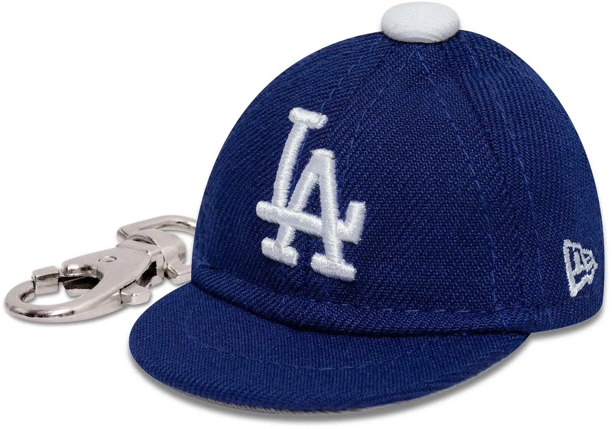 Mini petcapsleutelring Dodgers MLB Blauw