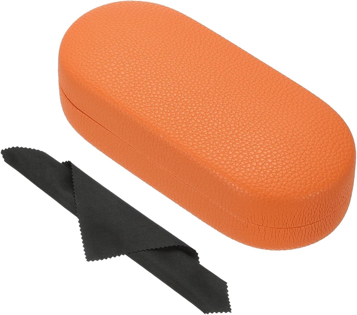 Hard Shell Bril Etui van PU Leer, Grote Beschermende Zonnebril Organizer voor Dames en Heren met Litchi Structuur
