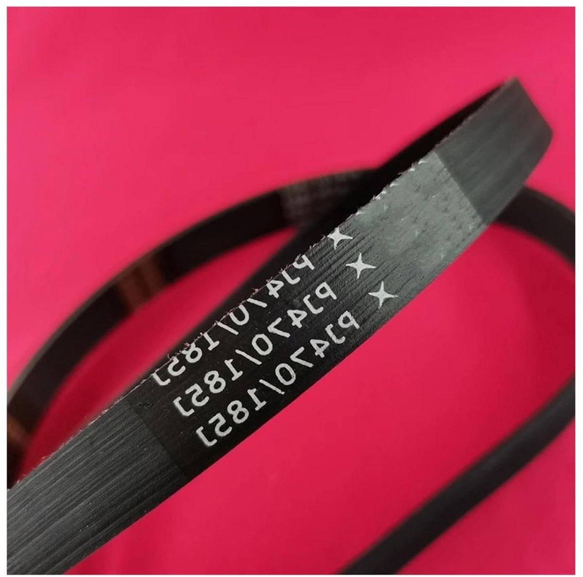 Loopband Motor Riem - Aandrijfriem - Apparaat Onderhoud - Duurzaam Rubber - PJ470/185J - Zwart