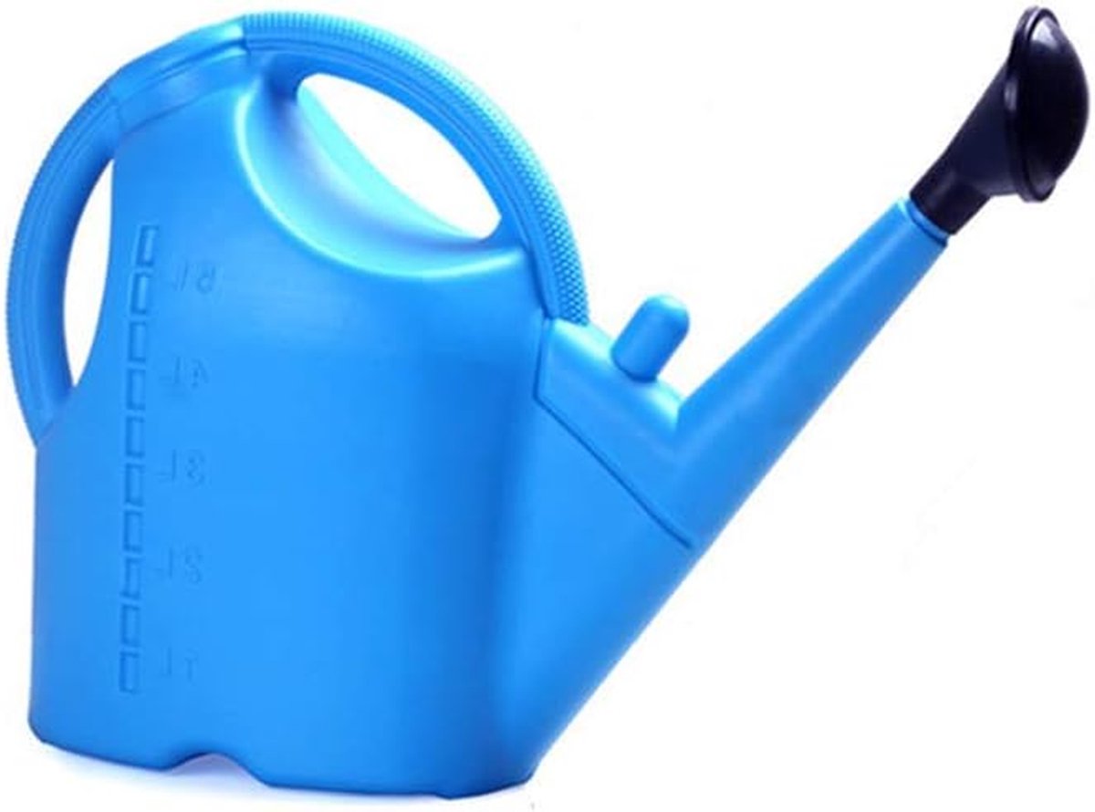 Waterkann Lange Tuit - Planten Gieter - Planten Verzorgen - Gladde Waterstroom - 5L - Blauw