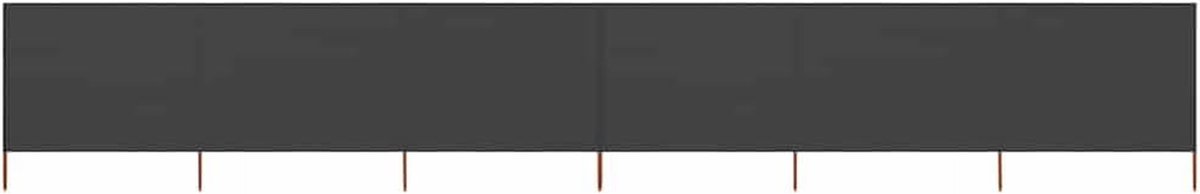 Strand Windscherm - Opvouwbaar Scherm - Bescherming tegen wind - 6 Panel Ontwerp - 800 x 160 cm - Antracietgrijs