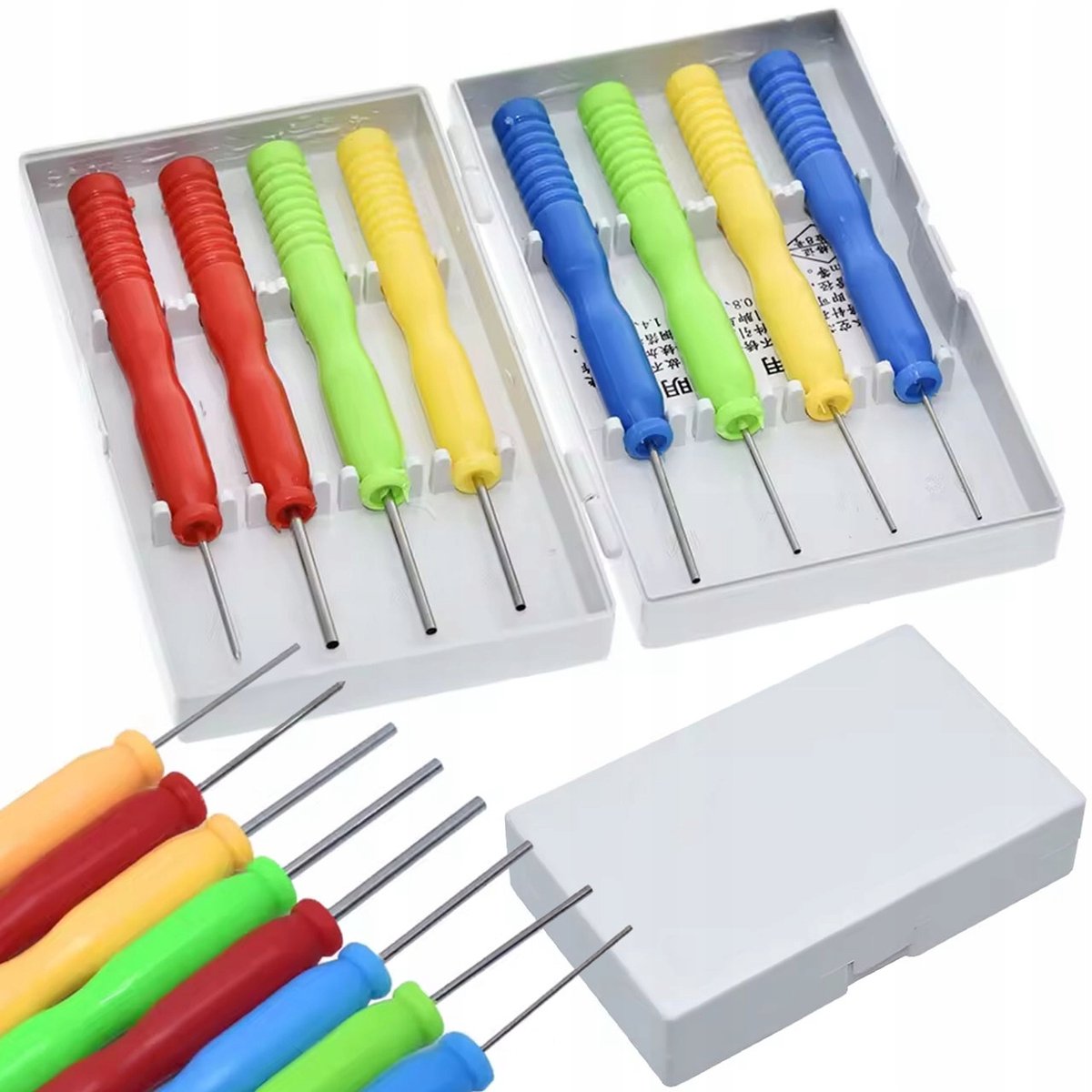 Rosfix PinEx ProKit 8 Set - Ontsoldeernaalden en Vorken - Roestvrij Staal - 8-Delig 0,8–2,0 mm