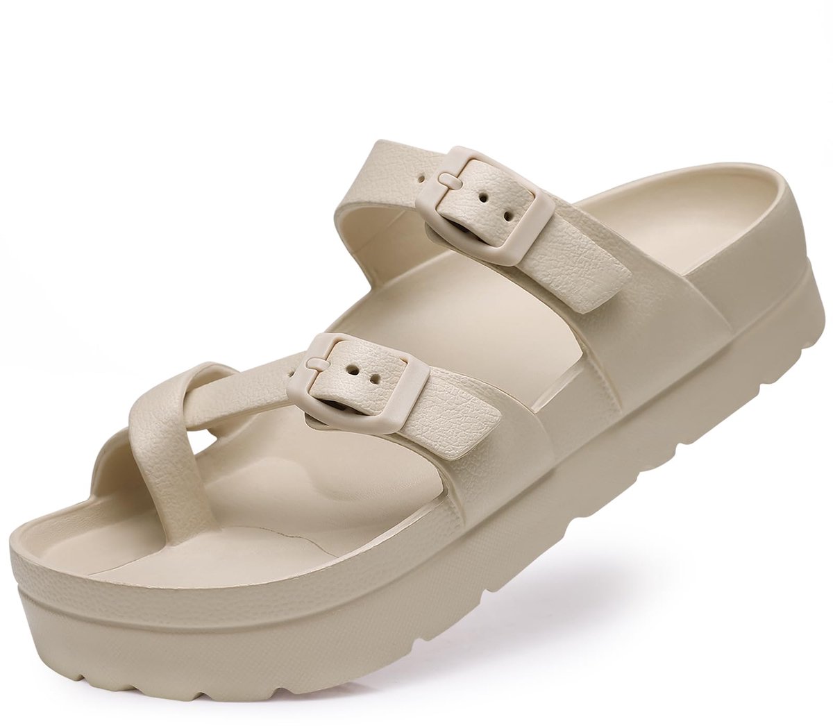 OLANLY - Ergonomic Flip-Flops - Dames Slippers - Anatomic Dames Slippers - Kaki