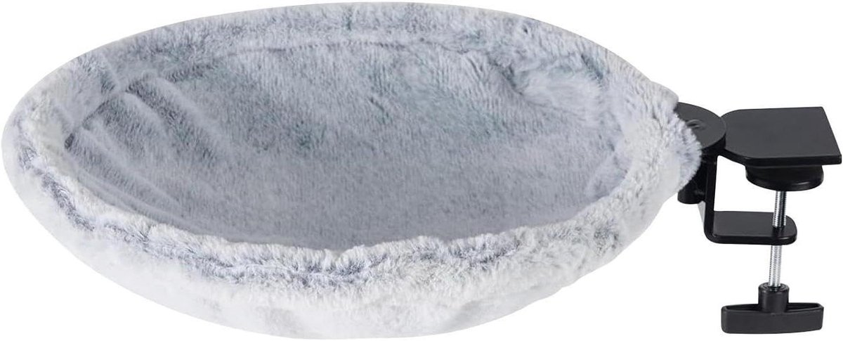 Kattenbed - Hangmat voor katten - Ontspannen van huisdieren - 360 graden draaibaar - 44.2 x 27.2 cm - Grijs